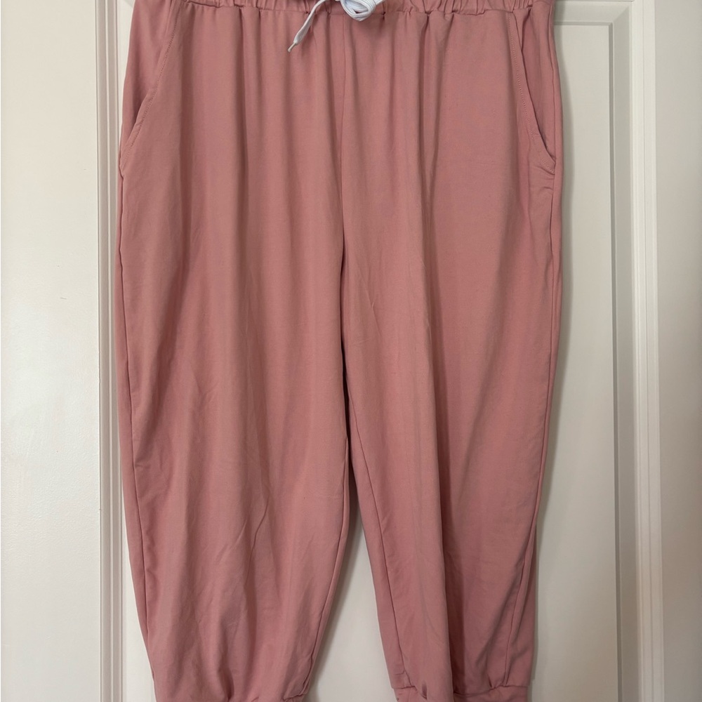 Essentials Dusty Rose Joggers